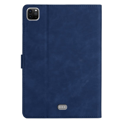 For iPad Pro 11 2024 Coconut Tree Embossed Smart Leather Tablet Case(Blue) - iPad Pro 11 2024 Cases by PMC Jewellery | Online Shopping South Africa | PMC Jewellery | Buy Now Pay Later Mobicred