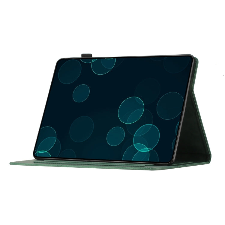 For iPad Pro 11 2024 Coconut Tree Embossed Smart Leather Tablet Case(Green) - iPad Pro 11 2024 Cases by PMC Jewellery | Online Shopping South Africa | PMC Jewellery | Buy Now Pay Later Mobicred