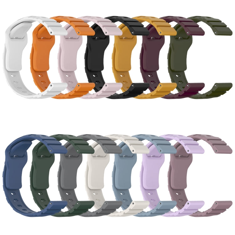 20mm Armor Silicone Watch Band(White) - 20mm Bands by PMC Jewellery | Online Shopping South Africa | PMC Jewellery