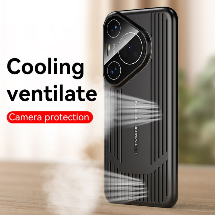 For Huawei Pura 70 Ice Sense Heat Dissipation Electroplating Frosted Phone Case(Black) - Huawei Cases by PMC Jewellery | Online Shopping South Africa | PMC Jewellery | Buy Now Pay Later Mobicred