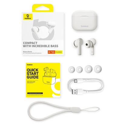 Baseus Bowie E17 True Wireless Bluetooth Earphones(Stellar White) - Bluetooth Earphone by Baseus | Online Shopping South Africa | PMC Jewellery | Buy Now Pay Later Mobicred