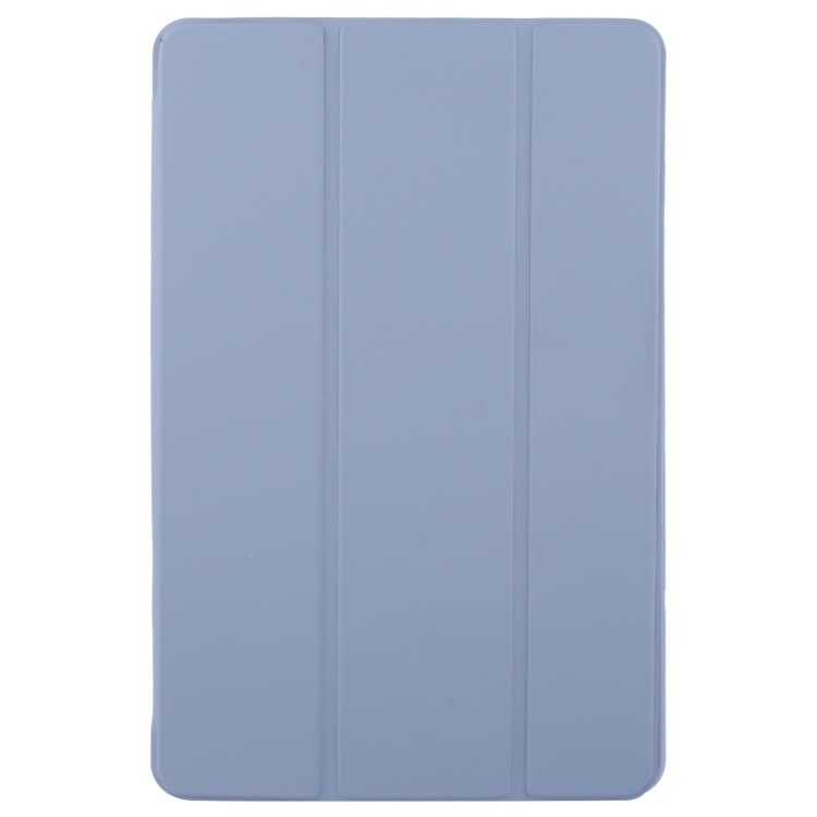 For Huawei MatePad SE 11 2024 Tri-fold Silicone Leather Tablet Case(Lavender) - Huawei by PMC Jewellery | Online Shopping South Africa | PMC Jewellery | Buy Now Pay Later Mobicred