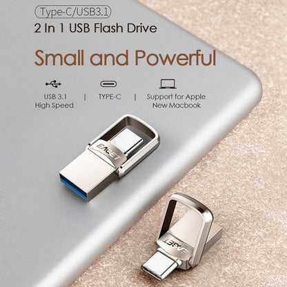 128G USB 3.1 + USB-C Interface Metal Twister Flash U Disk, Standard - USB Flash Drives by PMC Jewellery | Online Shopping South Africa | PMC Jewellery | Buy Now Pay Later Mobicred