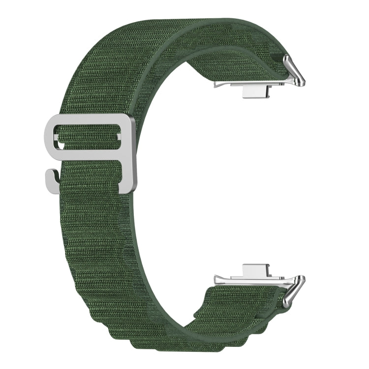 For Xiaomi Mi Band 8 Pro / Redmi Watch 4 Loop Nylon Watch Band(Green) - Watch Bands by PMC Jewellery | Online Shopping South Africa | PMC Jewellery