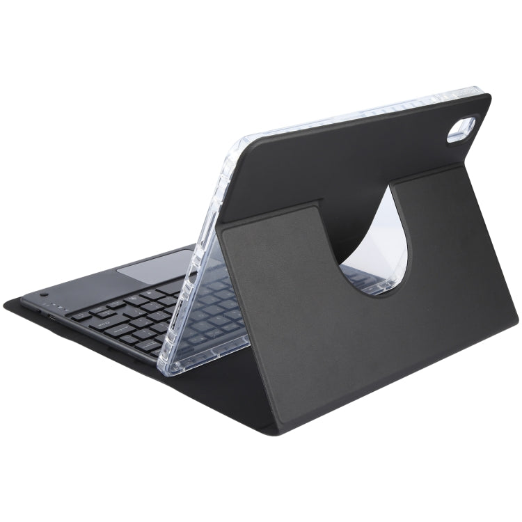 For Huawei MatePad Pro 11 2024 / 2022 Square Button Bluetooth Keyboard Rotatable Holder Leather Case with Touchpad(Black) - Huawei Keyboard by PMC Jewellery | Online Shopping South Africa | PMC Jewellery