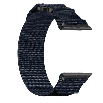 For Apple Watch SE 2022 40mm Nylon Hook And Loop Fastener Watch Band(Blue) - Watch Bands by PMC Jewellery | Online Shopping South Africa | PMC Jewellery