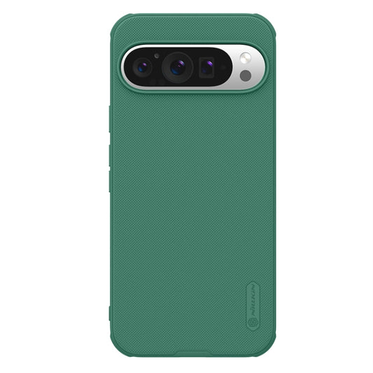 For Google Pixel 9 NILLKIN Frosted Shield Pro Magnetic Phone Case(Green) - Google Cases by NILLKIN | Online Shopping South Africa | PMC Jewellery | Buy Now Pay Later Mobicred