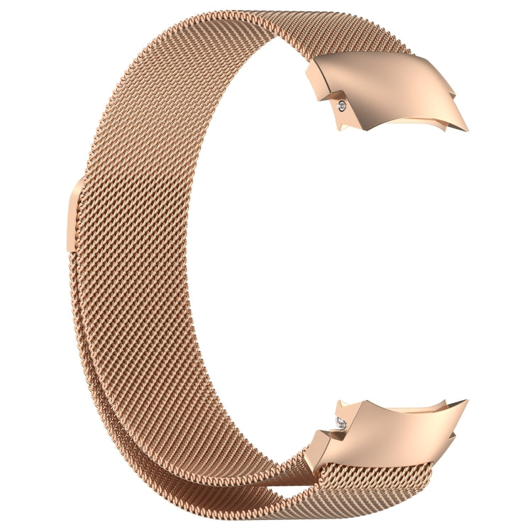 For OPPO Watch X / OnePlus Watch 2 Milan Magnetic Steel Mesh Watch Band(Rose Gold) - Watch Bands by PMC Jewellery | Online Shopping South Africa | PMC Jewellery