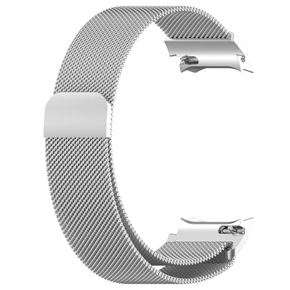 For OPPO Watch X / OnePlus Watch 2 Milan Magnetic Steel Mesh Watch Band(Silver) - Watch Bands by PMC Jewellery | Online Shopping South Africa | PMC Jewellery