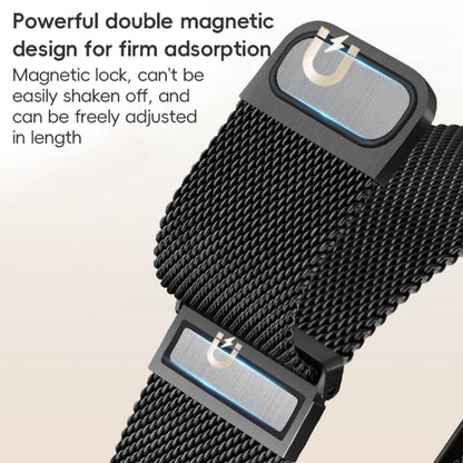 For Apple Watch Series 8 45mm ZGA Milanese Magnetic Metal Watch Band(Silver) - Watch Bands by ZGA | Online Shopping South Africa | PMC Jewellery