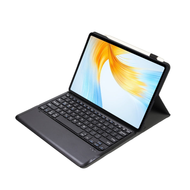 For vivo Pad3 Pro 13 inch  AV14 Bluetooth Keyboard TPU Leather Tablet Case with Holder(Black) - Others Keyboard by PMC Jewellery | Online Shopping South Africa | PMC Jewellery