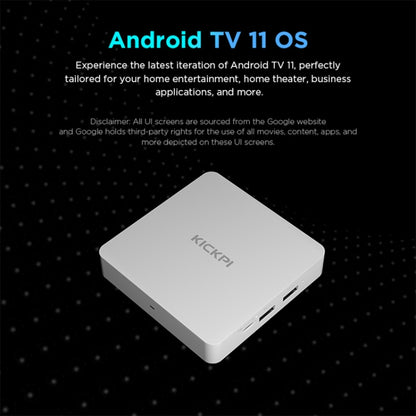 Kickpi KP1 Dual Band WiFi 4K HD Android TV Box, RAM:2GB+32GB(UK Plug) - Amlogic S905 by PMC Jewellery | Online Shopping South Africa | PMC Jewellery | Buy Now Pay Later Mobicred