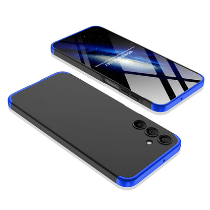 For Samsung Galaxy A15 GKK Three Stage Splicing Full Coverage PC Phone Case(Black Blue) - Galaxy Phone Cases by GKK | Online Shopping South Africa | PMC Jewellery | Buy Now Pay Later Mobicred