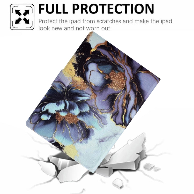 For iPad Pro 11 2024 Voltage Painted Smart Leather Tablet Case(Peony) - iPad Pro 11 2024 Cases by PMC Jewellery | Online Shopping South Africa | PMC Jewellery | Buy Now Pay Later Mobicred