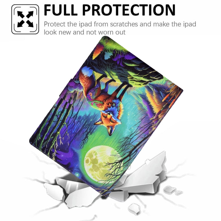 For iPad Pro 11 2024 Voltage Painted Smart Leather Tablet Case(Moonlight Fox) - iPad Pro 11 2024 Cases by PMC Jewellery | Online Shopping South Africa | PMC Jewellery | Buy Now Pay Later Mobicred