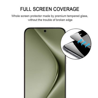 For Huawei Pura 70 Ultra Full Glue 9H HD 3D Curved Edge Tempered Glass Film(Black) - Huawei Tempered Glass by PMC Jewellery | Online Shopping South Africa | PMC Jewellery | Buy Now Pay Later Mobicred