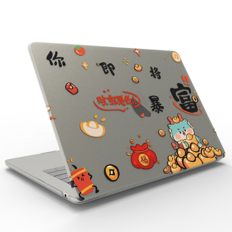 For MacBook Air 15 M2 A2941 / M3 A3114 UV Printed Pattern Laptop Frosted Protective Case(DDC-1689) - MacBook Air Cases by PMC Jewellery | Online Shopping South Africa | PMC Jewellery | Buy Now Pay Later Mobicred