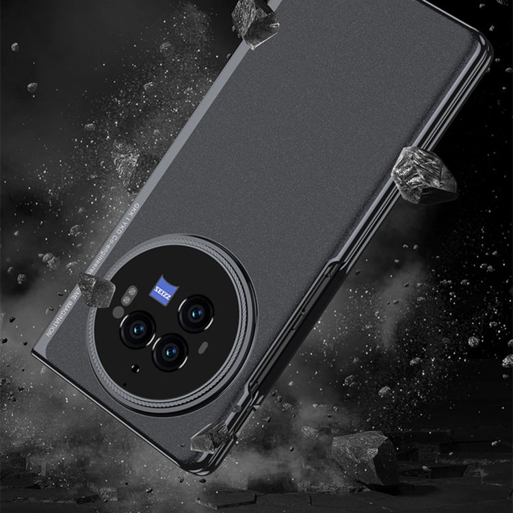 For vivo X Fold3 GKK Integrated Unbounded Frosted AG All-inclusive Shockproof Phone Case(Black) - vivo Cases by GKK | Online Shopping South Africa | PMC Jewellery | Buy Now Pay Later Mobicred