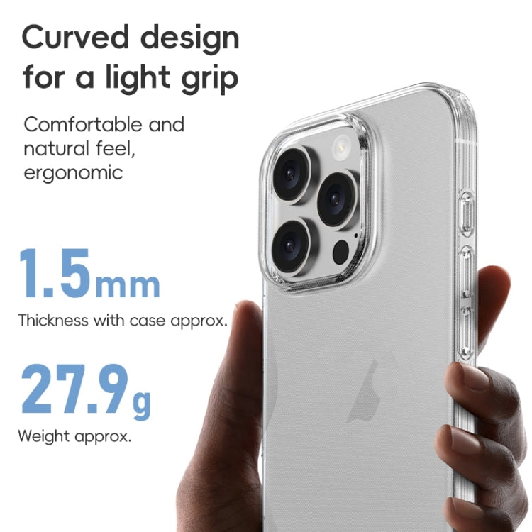 For iPhone 16 Plus ZGA Clear TPU Shockproof Phone Case(Transparent) - iPhone 16 Plus Cases by ZGA | Online Shopping South Africa | PMC Jewellery | Buy Now Pay Later Mobicred