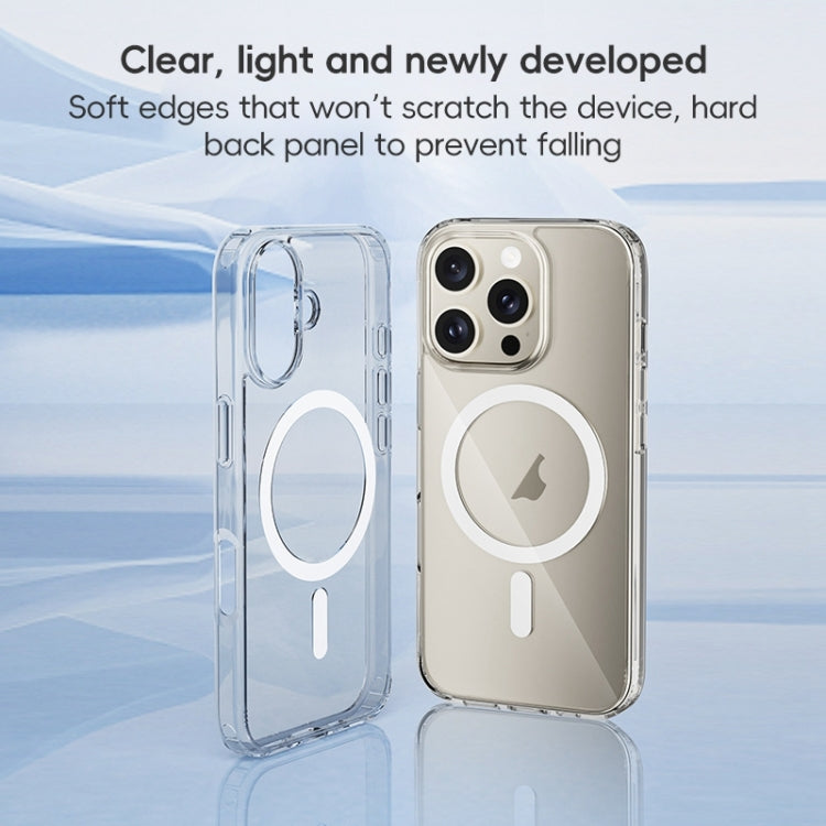 For iPhone 16 Plus ZGA Magsafe Clear PC Hybrid TPU Phone Case(Transparent) - iPhone 16 Plus Cases by ZGA | Online Shopping South Africa | PMC Jewellery | Buy Now Pay Later Mobicred