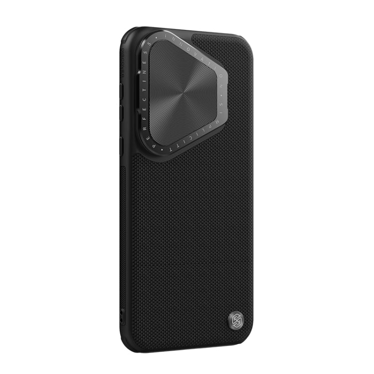 For Huawei Pura 70 Pro/70 Pro+ NILLKIN Textured Prop Magnetic Lens Protection Holder Nylon Phone Case(Black) - Huawei Cases by NILLKIN | Online Shopping South Africa | PMC Jewellery | Buy Now Pay Later Mobicred
