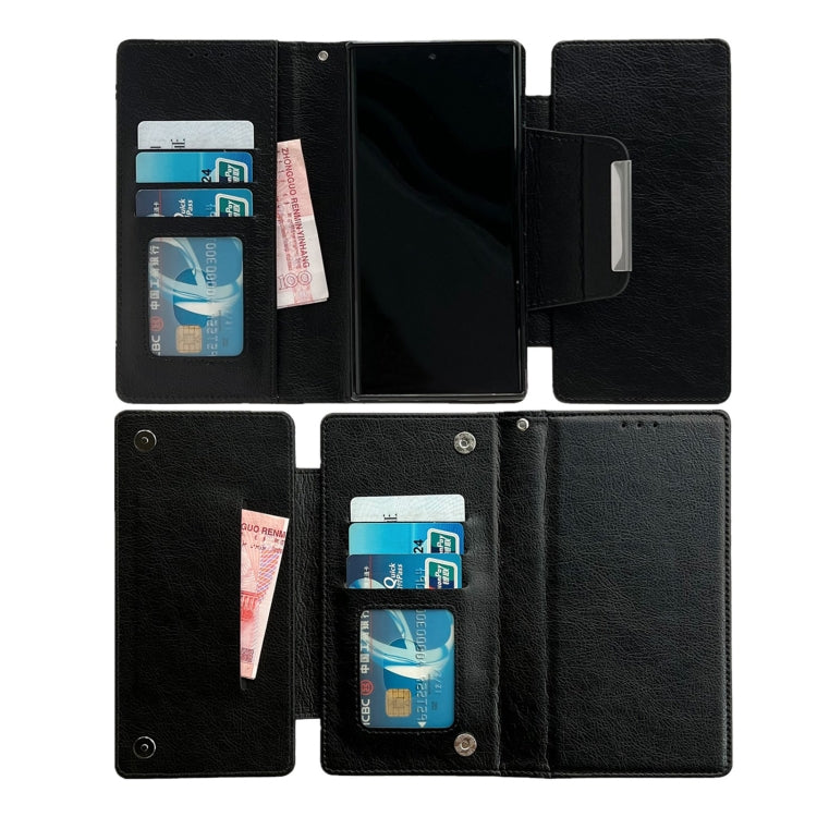 For Samsung Galaxy S24 5G Multifunctional 7-Card Wallet Leather Phone Case(Black) - Galaxy S24 5G Cases by PMC Jewellery | Online Shopping South Africa | PMC Jewellery | Buy Now Pay Later Mobicred