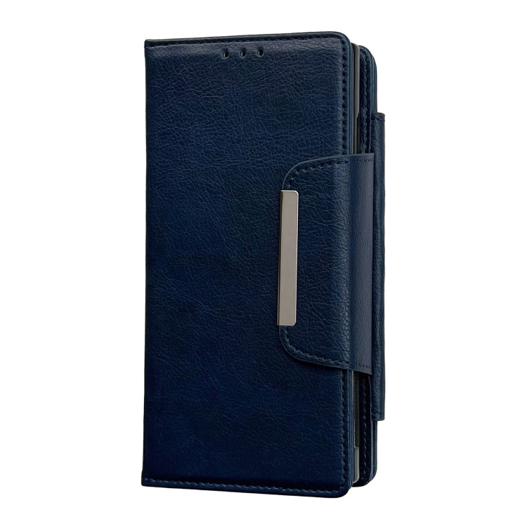 For Google Pixel 9 Pro XL Multifunctional 7-Card Wallet Leather Phone Case(Royal Blue) - Google Cases by PMC Jewellery | Online Shopping South Africa | PMC Jewellery | Buy Now Pay Later Mobicred