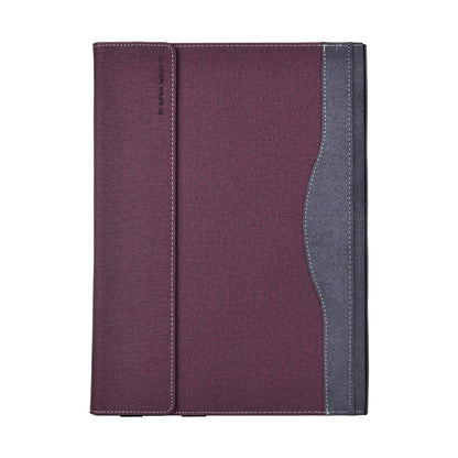 For Lenovo ThinkPad X1 Carbon Gen 11 Cloth Texture Laptop Leather Protective Case(Wine Red) - Other by PMC Jewellery | Online Shopping South Africa | PMC Jewellery | Buy Now Pay Later Mobicred