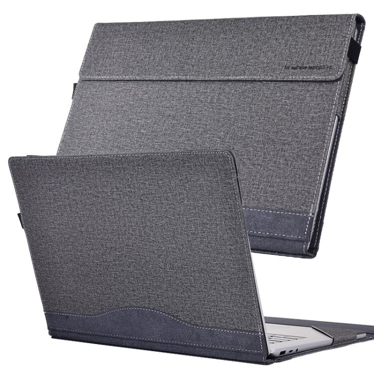 For Lenovo ThinkPad X1 Yoga Gen 5 Cloth Texture Laptop Leather Protective Case(Space Ash) - Other by PMC Jewellery | Online Shopping South Africa | PMC Jewellery | Buy Now Pay Later Mobicred