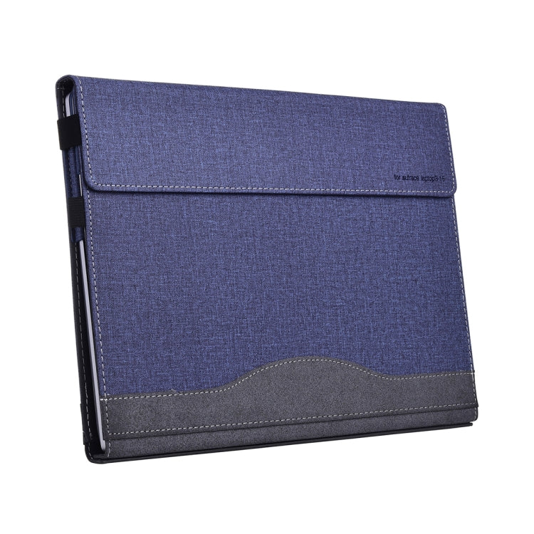 For Lenovo ThinkPad X1 Carbon 14 Gen 5 Cloth Texture Laptop Leather Protective Case(Deep Blue) - Other by PMC Jewellery | Online Shopping South Africa | PMC Jewellery | Buy Now Pay Later Mobicred