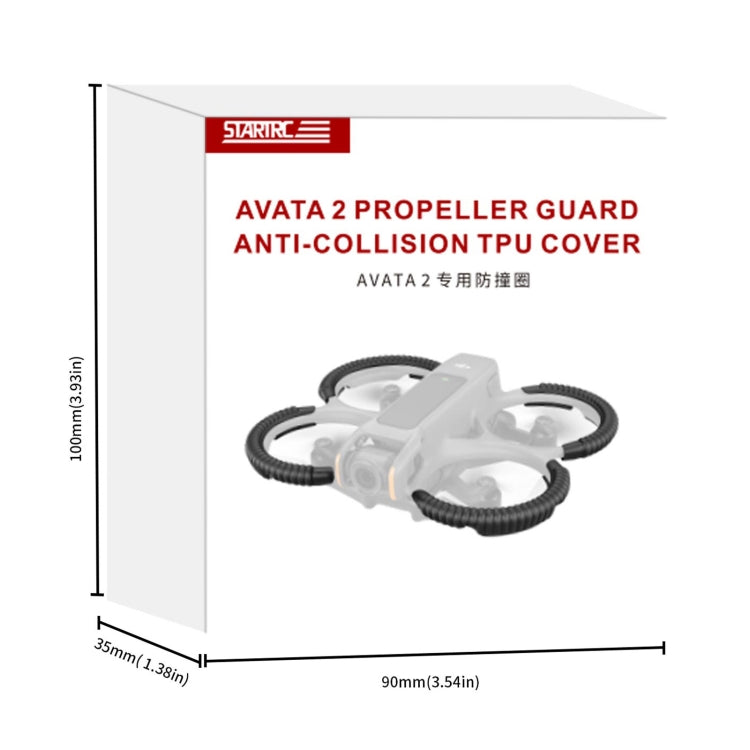 For DJI AVATA 2 STARTRC Propeller TPU Protective Guard Anti-collision Ring Cover(Fluorescent Green) -  by STARTRC | Online Shopping South Africa | PMC Jewellery | Buy Now Pay Later Mobicred