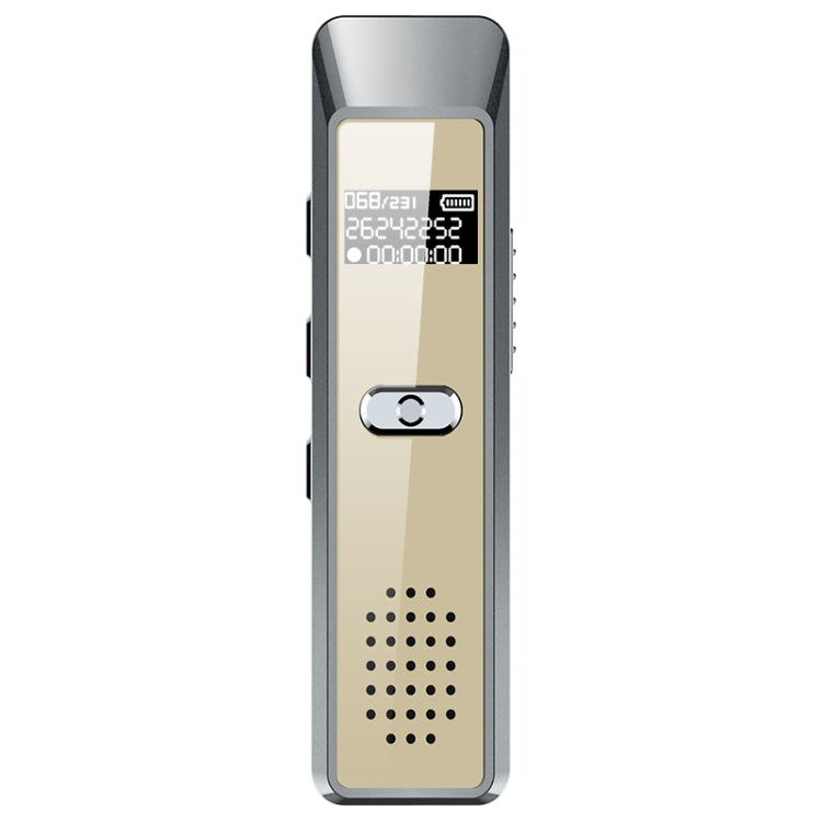 JNN Q7 Mini Portable Voice Recorder with OLED Screen, Memory:8GB(Grey+Gold) - Recording Pen by JNN | Online Shopping South Africa | PMC Jewellery | Buy Now Pay Later Mobicred