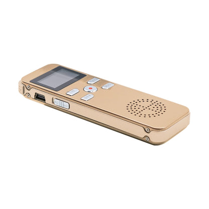 JNN X26 Mini Portable Voice Recorder with OLED Screen, Memory:8GB(Gold) - Recording Pen by JNN | Online Shopping South Africa | PMC Jewellery | Buy Now Pay Later Mobicred