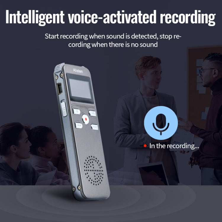 JNN X26 Mini Portable Voice Recorder with OLED Screen, Memory:8GB(Gold) - Recording Pen by JNN | Online Shopping South Africa | PMC Jewellery | Buy Now Pay Later Mobicred