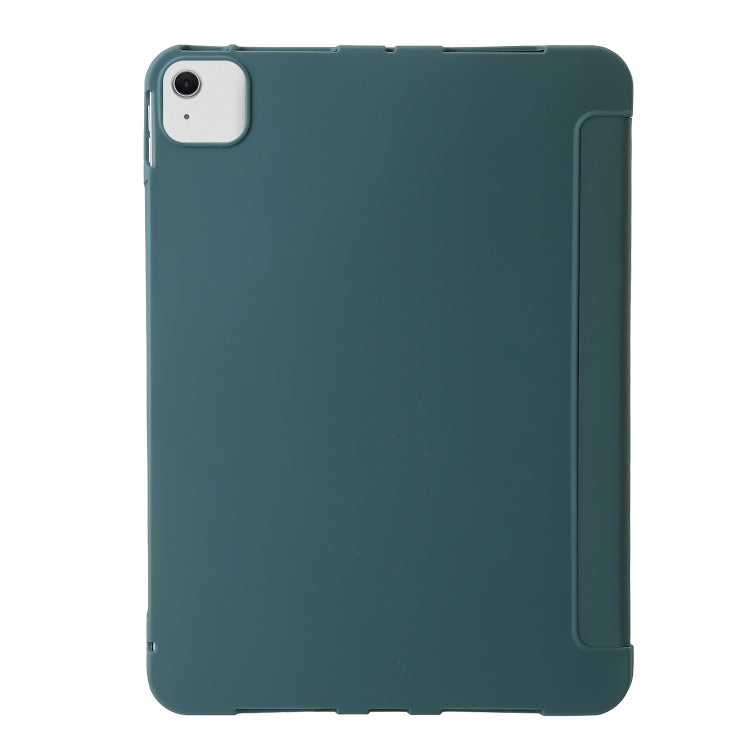 For iPad Air 11 2024 TPU Deformation Flip Leather Tablet Case with Holder(Dark Green) - iPad Air 11 2024 Cases by PMC Jewellery | Online Shopping South Africa | PMC Jewellery | Buy Now Pay Later Mobicred