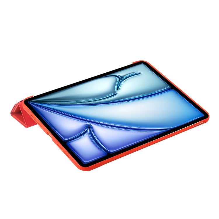 For iPad Air 11 2024 TPU Deformation Flip Leather Tablet Case with Holder(Red) - iPad Air 11 2024 Cases by PMC Jewellery | Online Shopping South Africa | PMC Jewellery | Buy Now Pay Later Mobicred