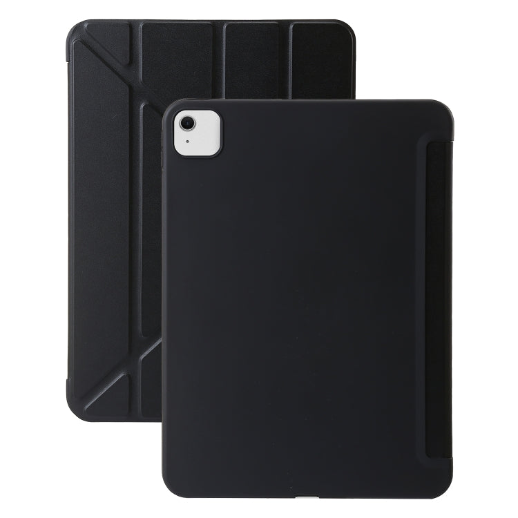 For iPad Air 13 2024 TPU Deformation Flip Leather Tablet Case with Holder(Black) - iPad Air 13 2024 Cases by PMC Jewellery | Online Shopping South Africa | PMC Jewellery | Buy Now Pay Later Mobicred