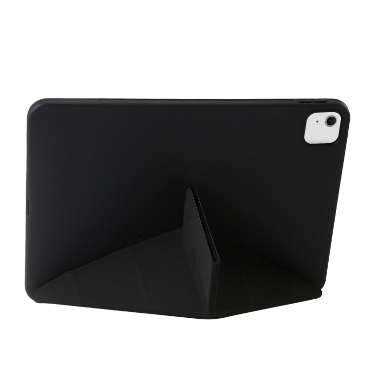 For iPad Air 13 2024 TPU Deformation Flip Leather Tablet Case with Holder(Black) - iPad Air 13 2024 Cases by PMC Jewellery | Online Shopping South Africa | PMC Jewellery | Buy Now Pay Later Mobicred