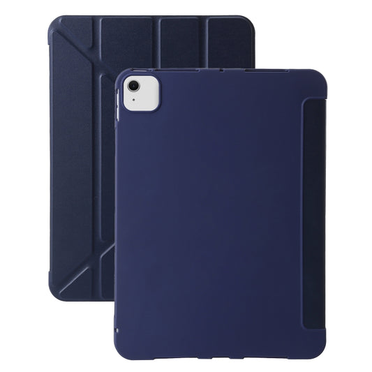 For iPad Air 13 2024 TPU Deformation Flip Leather Tablet Case with Holder(Dark Blue) - iPad Air 13 2024 Cases by PMC Jewellery | Online Shopping South Africa | PMC Jewellery | Buy Now Pay Later Mobicred