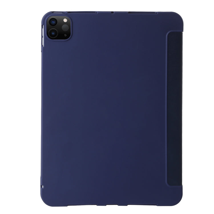 For iPad Pro 11 2024 TPU Deformation Flip Leather Tablet Case with Holder(Dark Blue) - iPad Pro 11 2024 Cases by PMC Jewellery | Online Shopping South Africa | PMC Jewellery | Buy Now Pay Later Mobicred