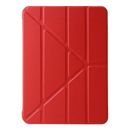 For iPad Pro 13 2024 TPU Deformation Flip Leather Tablet Case with Holder(Red) - iPad Pro 13 2024 Cases by PMC Jewellery | Online Shopping South Africa | PMC Jewellery | Buy Now Pay Later Mobicred