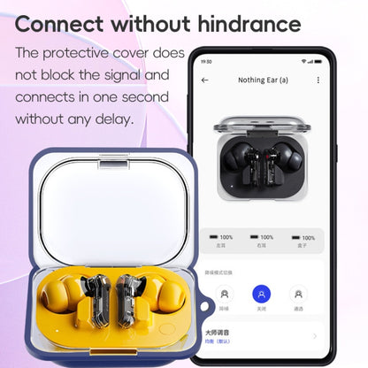 For Nothing Ear a Wireless Earphone Silicone Protective Case(White) - Other Earphone Case by PMC Jewellery | Online Shopping South Africa | PMC Jewellery | Buy Now Pay Later Mobicred