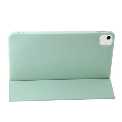 For iPad Air 11 2024 Three-fold Holder Flip Tablet Leather Case(Mint Green) - iPad Air 11 2024 Cases by PMC Jewellery | Online Shopping South Africa | PMC Jewellery | Buy Now Pay Later Mobicred