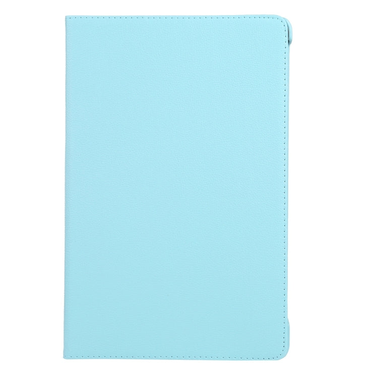 For iPad Pro 13 2024 360 Degree Rotation Litchi Texture Leather Tablet Case with Holder(Sky Blue) - iPad Pro 13 2024 Cases by PMC Jewellery | Online Shopping South Africa | PMC Jewellery | Buy Now Pay Later Mobicred