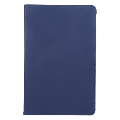 For iPad Pro 13 2024 360 Degree Rotation Litchi Texture Leather Tablet Case with Holder(Dark Blue) - iPad Pro 13 2024 Cases by PMC Jewellery | Online Shopping South Africa | PMC Jewellery | Buy Now Pay Later Mobicred