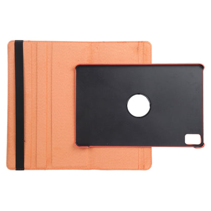 For iPad Pro 13 2024 360 Degree Rotation Litchi Texture Leather Tablet Case with Holder(Orange) - iPad Pro 13 2024 Cases by PMC Jewellery | Online Shopping South Africa | PMC Jewellery | Buy Now Pay Later Mobicred