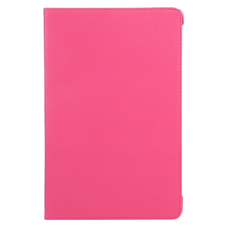 For iPad Pro 13 2024 360 Degree Rotation Litchi Texture Leather Tablet Case with Holder(Rose Red) - iPad Pro 13 2024 Cases by PMC Jewellery | Online Shopping South Africa | PMC Jewellery | Buy Now Pay Later Mobicred