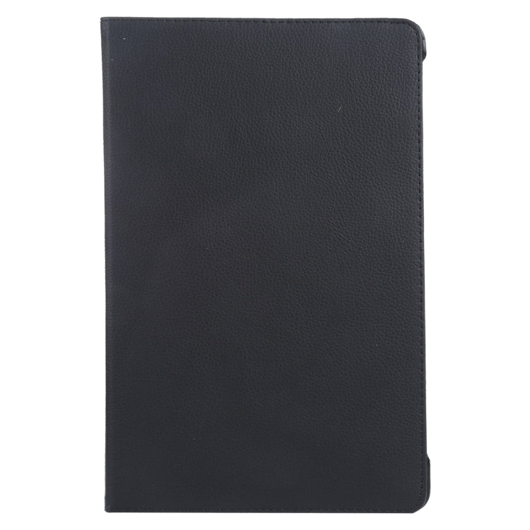 For iPad Pro 13 2024 360 Degree Rotation Litchi Texture Leather Tablet Case with Holder(Black) - iPad Pro 13 2024 Cases by PMC Jewellery | Online Shopping South Africa | PMC Jewellery | Buy Now Pay Later Mobicred