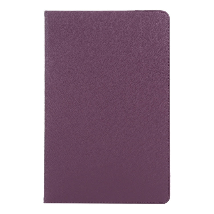 For iPad Air 13 2024 360 Degree Rotation Litchi Texture Leather Tablet Case with Holder(Purple) - iPad Air 13 2024 Cases by PMC Jewellery | Online Shopping South Africa | PMC Jewellery | Buy Now Pay Later Mobicred