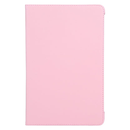 For iPad Air 13 2024 360 Degree Rotation Litchi Texture Leather Tablet Case with Holder(Pink) - iPad Air 13 2024 Cases by PMC Jewellery | Online Shopping South Africa | PMC Jewellery | Buy Now Pay Later Mobicred